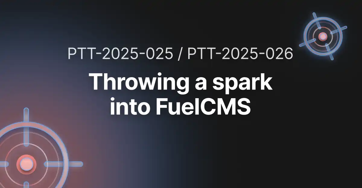 Pentest-Tools.com Offensive Security Research Hub FuelCMS Vulnerability Write-up