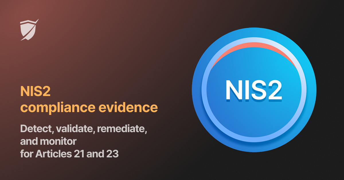 NIS2 compliance evidence